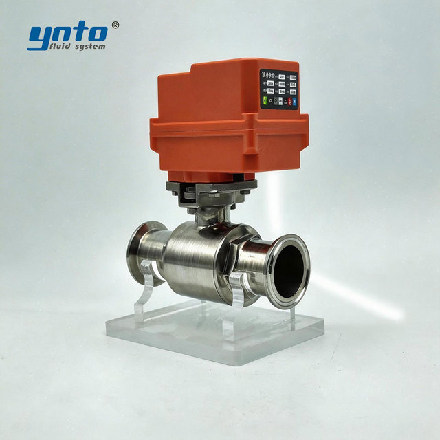 Customized OEM AI Data Centers 316 Stainless Steel Ball Valve Quick-fit Clamp Durable Stable Data Center Liquid Cooling System