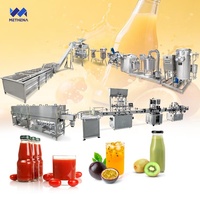 Ligne complète de production de jus d'ananas, de banane et de calamansi à petite échelle, usine de transformation de fruits de la passion et de mangues, coût Chine