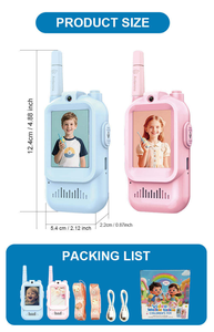 วิทยุสื่อสารสำหรับ<span class=keywords><strong>เด็ก</strong></span>เครื่องส่งรับวิทยุแบบไร้สาย2ทิศทางสำหรับ<span class=keywords><strong>เด็ก</strong></span>ของเล่นเด็กของขวัญวันเกิด - Product Image 2