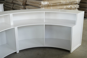 شريط قوس أبيض قابل للتخصيص لخزانة زفاف أوروبا الغربية الخشبية أثاث تجاري ، أثاث - Product Image 5