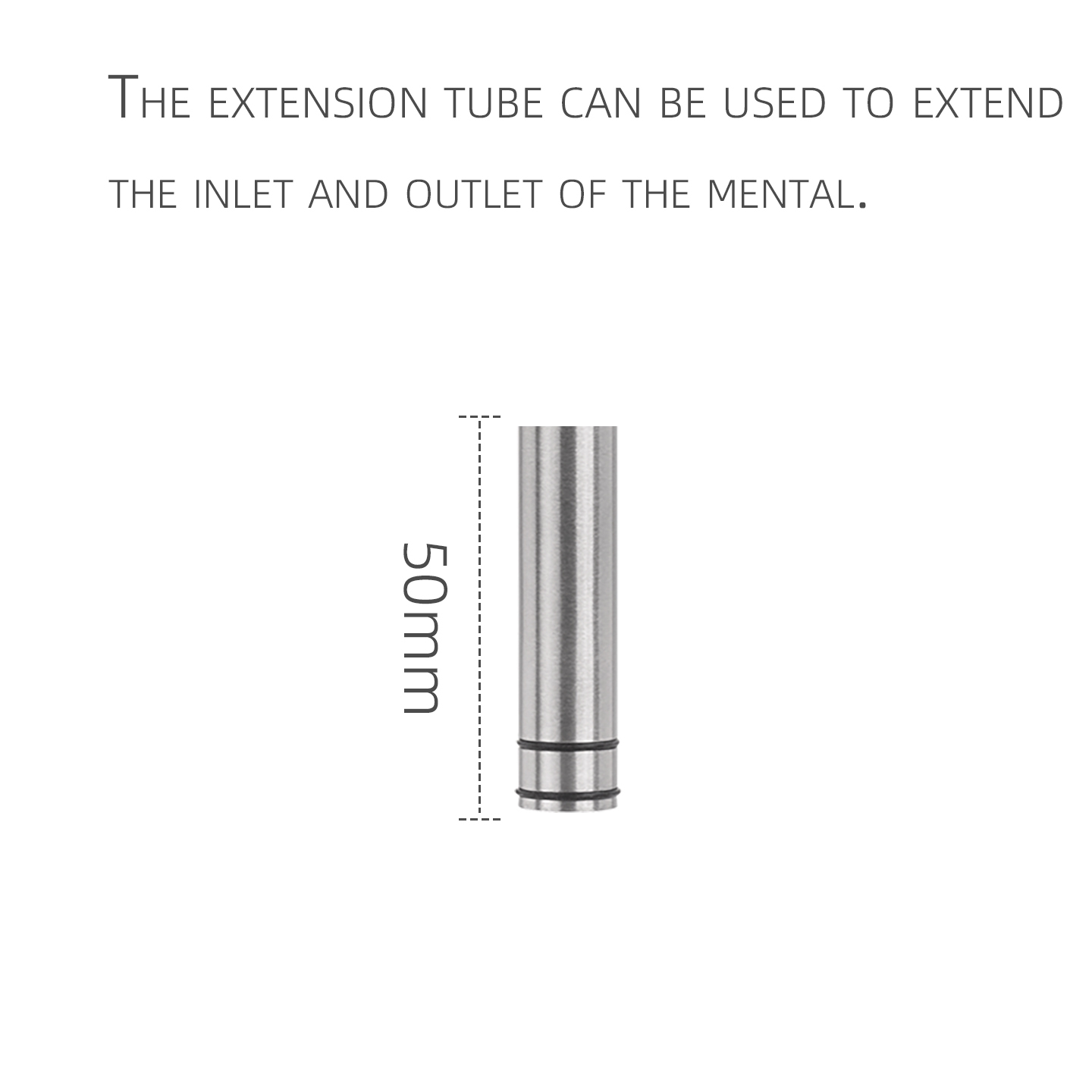 SUS304 Extension Pipe 12mm-5cm (1/PACK)