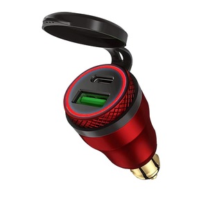 Adaptateur secteur DIN Hella Plug vers QC 3.0 <span class=keywords><strong>USB</strong></span> et <span class=keywords><strong>chargeur</strong></span> Type C compatible avec la <span class=keywords><strong>moto</strong></span> <span class=keywords><strong>BMW</strong></span> Triumph Tiger Ducati - Product Image 6
