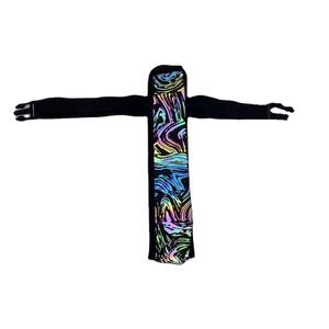 Abanico de Mano Grande Holográfico con Bolsa Iridiscente, Nuevo Estilo 2023 - Product Image 2