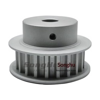 Poulie de distribution en aluminium S8M72 avec largeur de gorge de 33 mm, diamètre de trou de 20-65 mm, pièce EBL41-S8M300-72-B-P-d20, fabriquée en Chine continentale