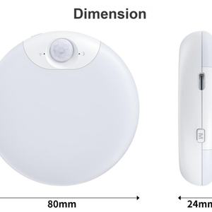 Luz LED Recargable USB Super Delgada, 600mAh, Regulable, para Escaleras, con Sensor de Movimiento, Instalación Magnética, Luces Nocturnas - Product Image 6