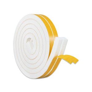 Bande d'étanchéité autocollante en mousse EVA pour isolation des portes et fenêtres, protection contre les intempéries, largeur 10 mm - Product Image 1