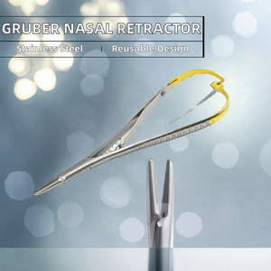 Rétracteur nasal Gruber, forceps de rhinoplastie, instrument chirurgical manuel en acier inoxydable - Product Image 2