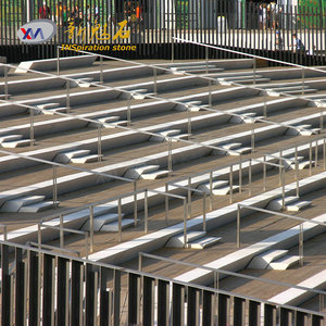 Nuevos Materiales de Construcción de Piedra, Banco de Hormigón GRC para Exteriores, Asientos para Parques, Gris 19147864120 Xms001 - Product Image 2