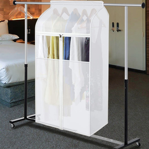 Housses de rangement pliables 3D en PEVA de haute qualité avec fermetures éclair pour costumes, manteaux, vestes et robes - Product Image 1