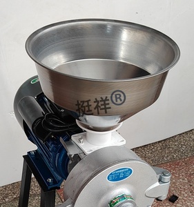 Hot-Selling Aluminum Head Plantain Cassava Maize Mini Flour Mill Steel &amp; <strong>Sand</strong> Dual-use Grinding Disc Home Wheat Flour Mill - Product Image 2