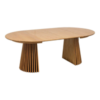 Table à manger ovale moderne du milieu du siècle Design minimaliste simple pour hôtel Restaurant bureau salon de thé meubles Stable