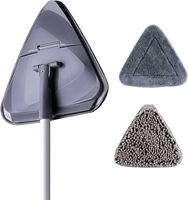 Meilleure vente 360 degrés rotatif Ultra fin corail et Chenille Magic Twist vadrouille propre sol salle de bain avec grattoir accessoire
