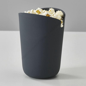 Wholesale Syh454 <b>Microwave</b> Collapsible Silicone Popcorn Maker Folding Reusable Buckets Single Serve Portion <b>Bowls</b> - Product Image 3