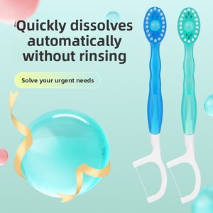 Bubble-bead Disposable Adult <strong>Toothbrush</strong> with Fresh Breath &amp; Portable Design Customized Packaged for Home Travel Use - Product Image 2
