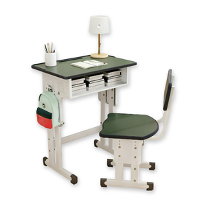Комплект ученической мебели: современный регулируемый металлический стол и стул для класса, напрямую от производителя - Product Image 5