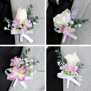 웨딩 신부와 신랑 코사리지 사업 축하 캐롤 웨딩 용품 사진 촬영을위한 스튜디오 소품 - Product Image 5