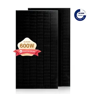 Yangtze 600W Tấm Pin Mặt Trời 182mm x 182mm Kích thước tế bào cho 10KW năng lượng mặt trời hệ thống năng lượng