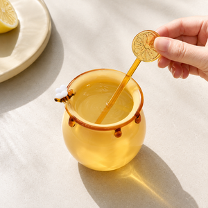 Verre à dessert moderne en verre avec paille, pot à glace, pot de rangement pour eau, <span class=keywords><strong>miel</strong></span> et fleurs, pour la décoration de la maison et des cafés - Product Image 3