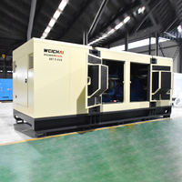   Générateur diesel silencieux 400 kVA triphasé 320 kW insonorisé pour l'alimentation de secours des hôpitaux et des écoles