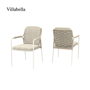 Meubles de jardin de luxe, chaises de patio et table en aluminium, ensemble de salle à manger d'extérieur pour hôtel, restaurant, usage commercial - Product Image 2