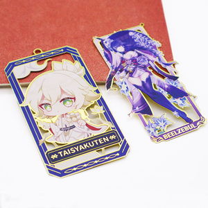 Marque-page en métal en acier inoxydable, personnalisé avec logo de personnage de dessin animé, vente en gros d'usine, pour collection et cadeaux - Product Image 3