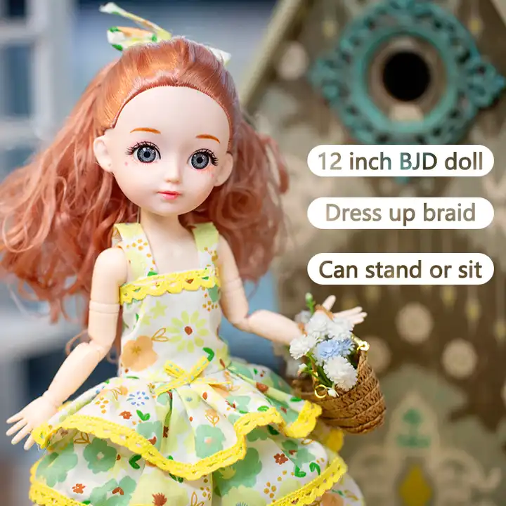 Mini bonecas bonitas BJD para meninas, roupas completas, juntas de