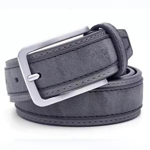 Ceinture de maintien ajustable en cuir PU AmpsafeX pour homme avec fermeture auto-agrippante – Confort et soutien tactique pour le fitness et le travail en extérieur - Product Image 3