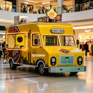 Coffee Shop Food Cart Manufacturers Fast Delivery Food Truck Food Cart Mobile Carts Premium Quality Fast Food Trailers - Product Image 2