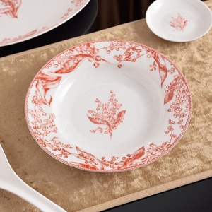 Nouveau modèle de service de table de luxe en porcelaine fine de style nordique minimaliste, 32 pièces, avec kit de tasses - Product Image 3