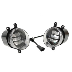 Chất lượng cao Acrylic + ABS + LED sương mù lái xe đèn ngày ánh sáng để Yota C amry C orolla Y aris Prado RAV 4 cao Lander levin CHR - Product Image 5
