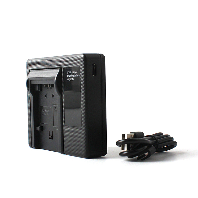 RINGTEAM Electric Battery Charger with Type-C Port Fireproof Short Circuit Protection for FP/FH/FV Series Camera Batteries