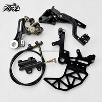 Kit de frein arrière en aluminium CNC 7075 avec support double étrier pour moto électrique Surron Ultra Bee, pièces de mise à niveau pour la course et les cascades