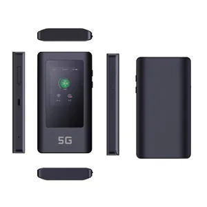 中国工厂廉价袖珍wifi 5g XM-M500 sim卡调制解调器，带电源银行电池4400毫安