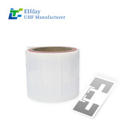 Etiquetas Electrónicas RFID UHF de Grado Industrial Elfday, Chip KM5 de 860-960 MHz, 70x30 mm, Gestión Eficiente de Inventario de Materiales en Rejilla, 6C