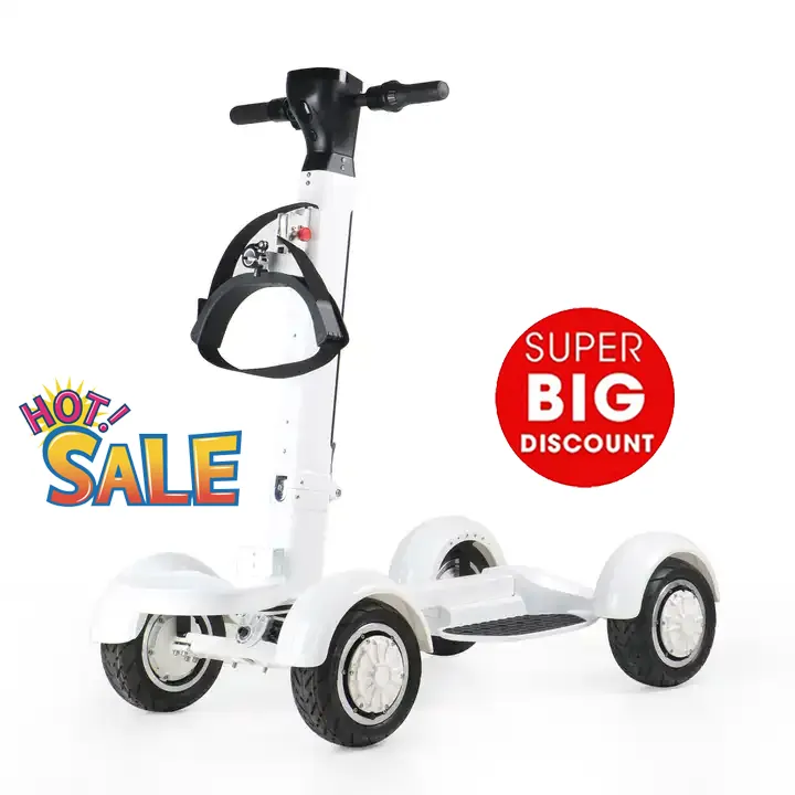 Palos profesionales plegables 2000W 48V 14ah impermeable IP67 adulto 4 ruedas carrito de golf Scooter Eléctrico 10 pulgadas tablero de golf