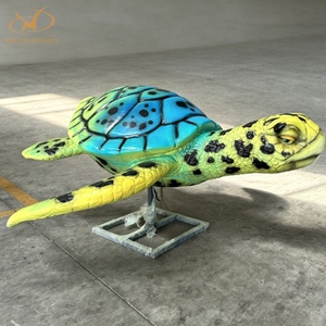 Modèle de <span class=keywords><strong>tortue</strong></span> marine animatronique grandeur nature, animal marin mécanique interactif avec détection infrarouge <span class=keywords><strong>pour</strong></span> aquarium - Product Image 1