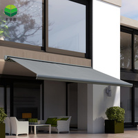 Fengxindun Restaurant Pergola Toit Étanche Télécommande Voiture Parasol Tente Auvent Rétractable