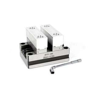 Étau auto-centrant CHUANGKE 4 <span class=keywords><strong>axes</strong></span> 5 <span class=keywords><strong>axes</strong></span> pour usinage, dispositif de centrage concentrique CNC, positionnement zéro, mâchoires plates - Product Image 3
