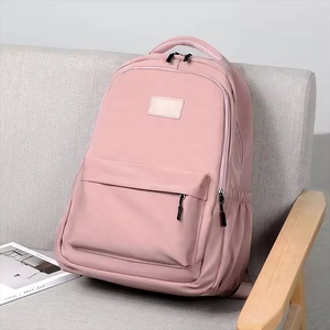 Sac à dos scolaire durable OEM ODM pour étudiants, sac à bandoulière de grande capacité de couleur unie pour le lycée, l'université et les voyages - Product Image 3