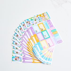 โรงงานขายตรงของสติกเกอร์ราคาถูกจูบตัดสติกเกอร์การ์ตูนน่ารักกันน้ำ - Product Image 2