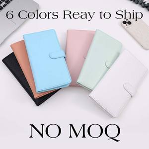 Saffiano-carpeta fina sin anillo A6, organizador de ahorro de espacio de 6 colores, para semanas/semanas - Product Image 2