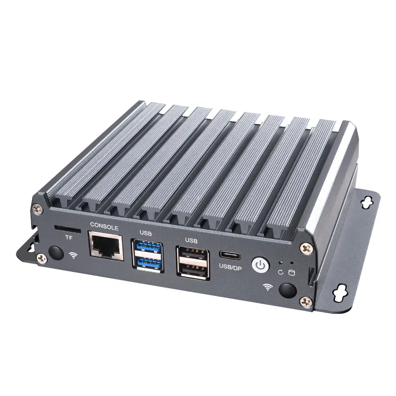 Piesia 12 ° Gen N95 N100 N300 industriale Mini PC Fsanless X86 Quad Core Linux Barebone Desktop Mini Computer Host con 16GB DDR5