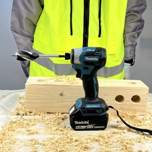 Makita 18v DTD173 充电式冲击起子 180N.<span class=keywords><strong>M</strong></span> 高速冲击螺丝刀 多功能木工钻钉电动工具套装 - Product Image 5
