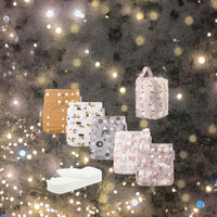 Ensemble de couches lavables pour bébé, taille unique, ajustables, réutilisables, avec inserts, pour la nuit