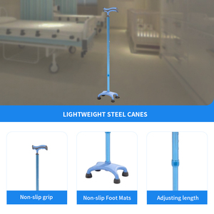 <span class=keywords><strong>Canne</strong></span> de marche Offre Spéciale légère en acier aluminium à hauteur réglable <span class=keywords><strong>pour</strong></span> les <span class=keywords><strong>personnes</strong></span> <span class=keywords><strong>âgées</strong></span> et les handicapés <span class=keywords><strong>pour</strong></span> une mobilité confortable - Product Image 3