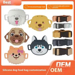 กระเป๋าใส่ขนมสุนัขแบบพกพา ลายการ์ตูน ใหม่ ขายส่ง พร้อมสายคาดและแม่เหล็ก อุปกรณ์ฝึกสัตว์เลี้ยงสำหรับฝึกให้สุนัขกินอาหาร - Product Image 5