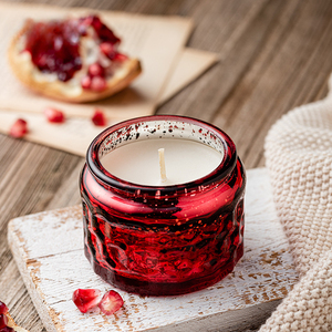 Elegante Vela Aromática en Frasco de Vidrio Metálico Martillado con Tapa, Velas de Diseño para <span class=keywords><strong>Decoración</strong></span> de Fiestas - Product Image 2
