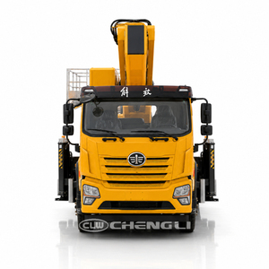 Camion nacelle élévatrice FAW 56m à bras articulé robuste avec plateforme de 400 kg - Product Image 4
