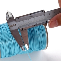 Cordon en satin de 1 mm, vente en gros de cordons cirés en stock, cordon en polyester ciré de 1 mm pour macramé