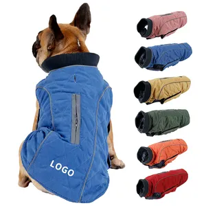 Hot Sale Winter Hund Jacke Weste, geste ppte warme Kleidung Mantel für kleine große Hunde, OEM ODM Großhandel Top-Qualität Haustier Kleidung